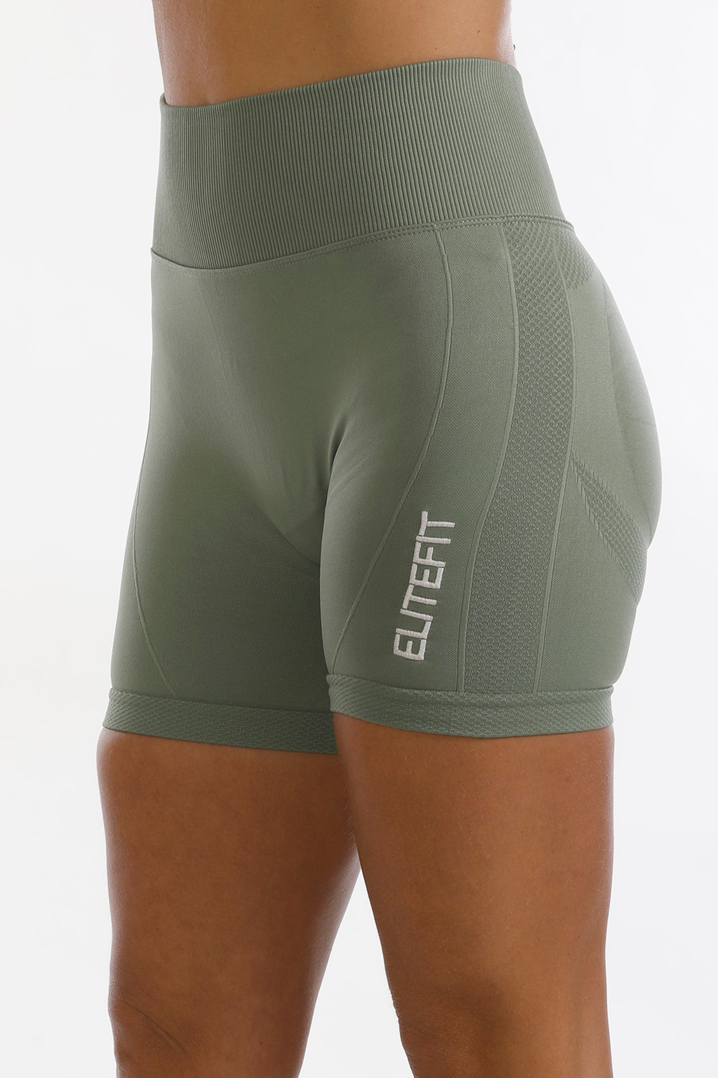 Leggins cortos HERA (verde oscuro)
