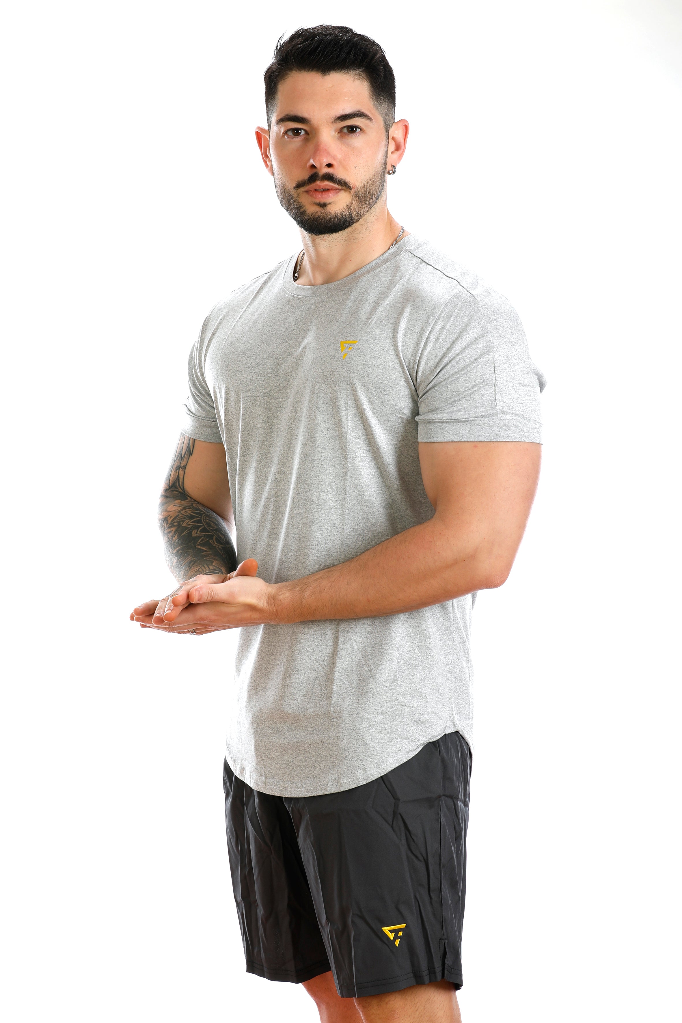 Camiseta elástica ARES (gris)