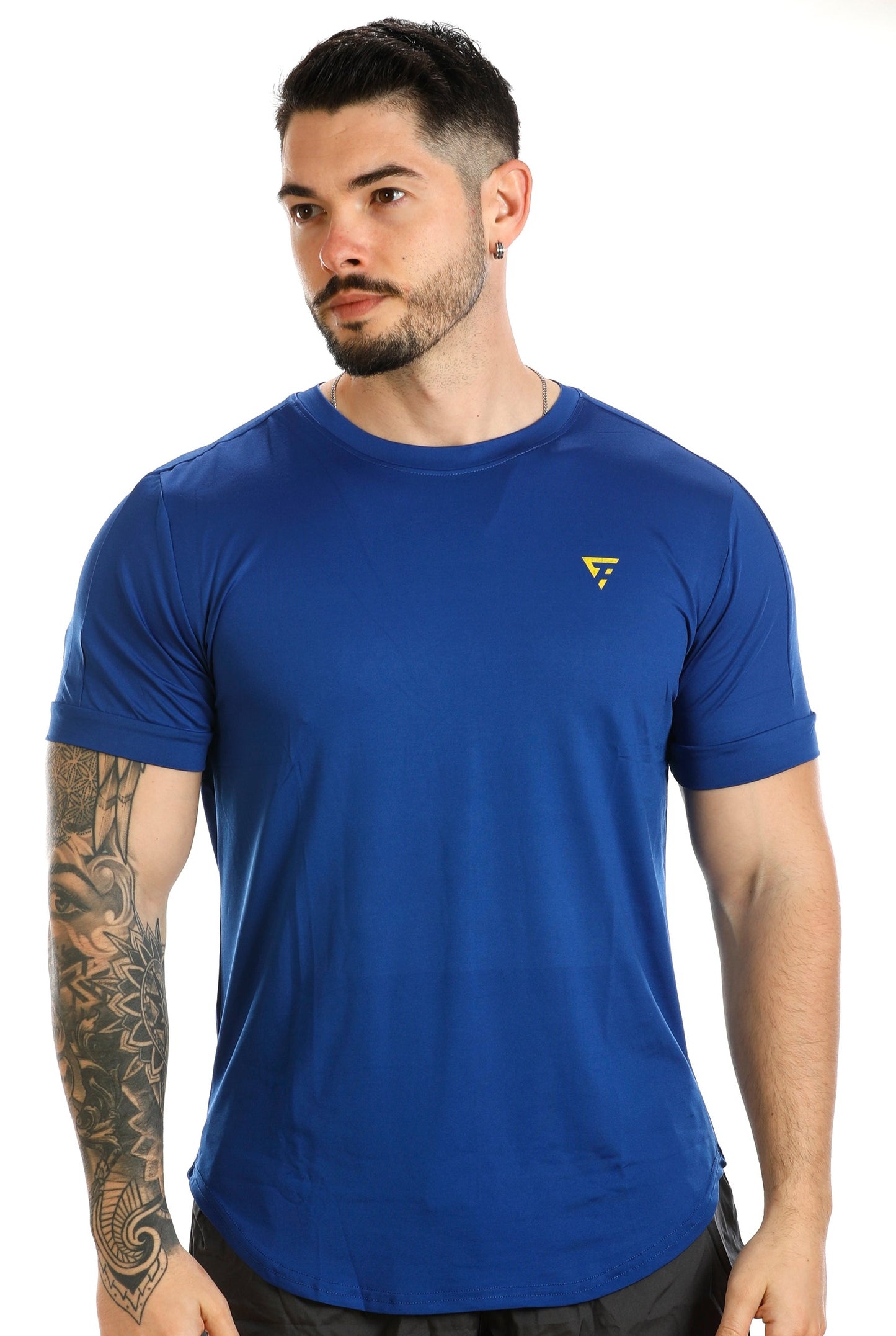 Camiseta elástica ARES (azul)