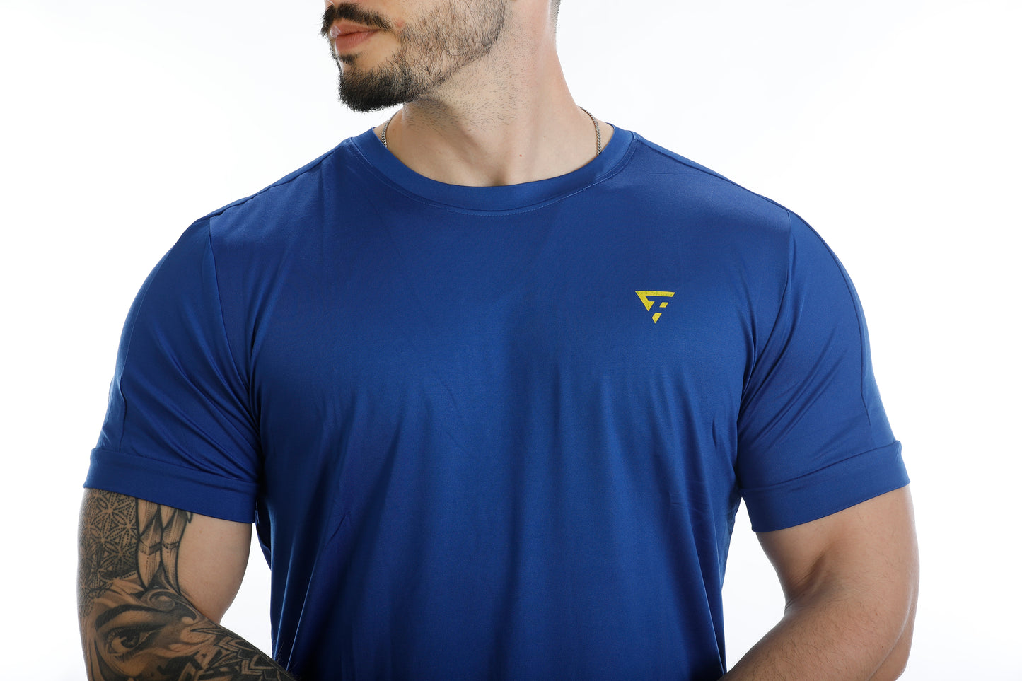 Camiseta elástica ARES (azul)