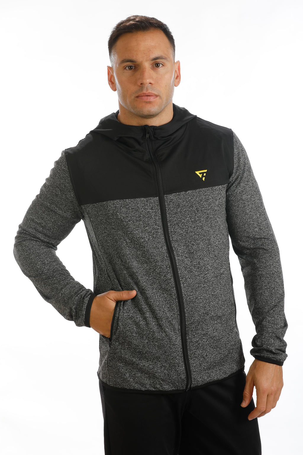 Sudadera HEFEST (gris/negro)