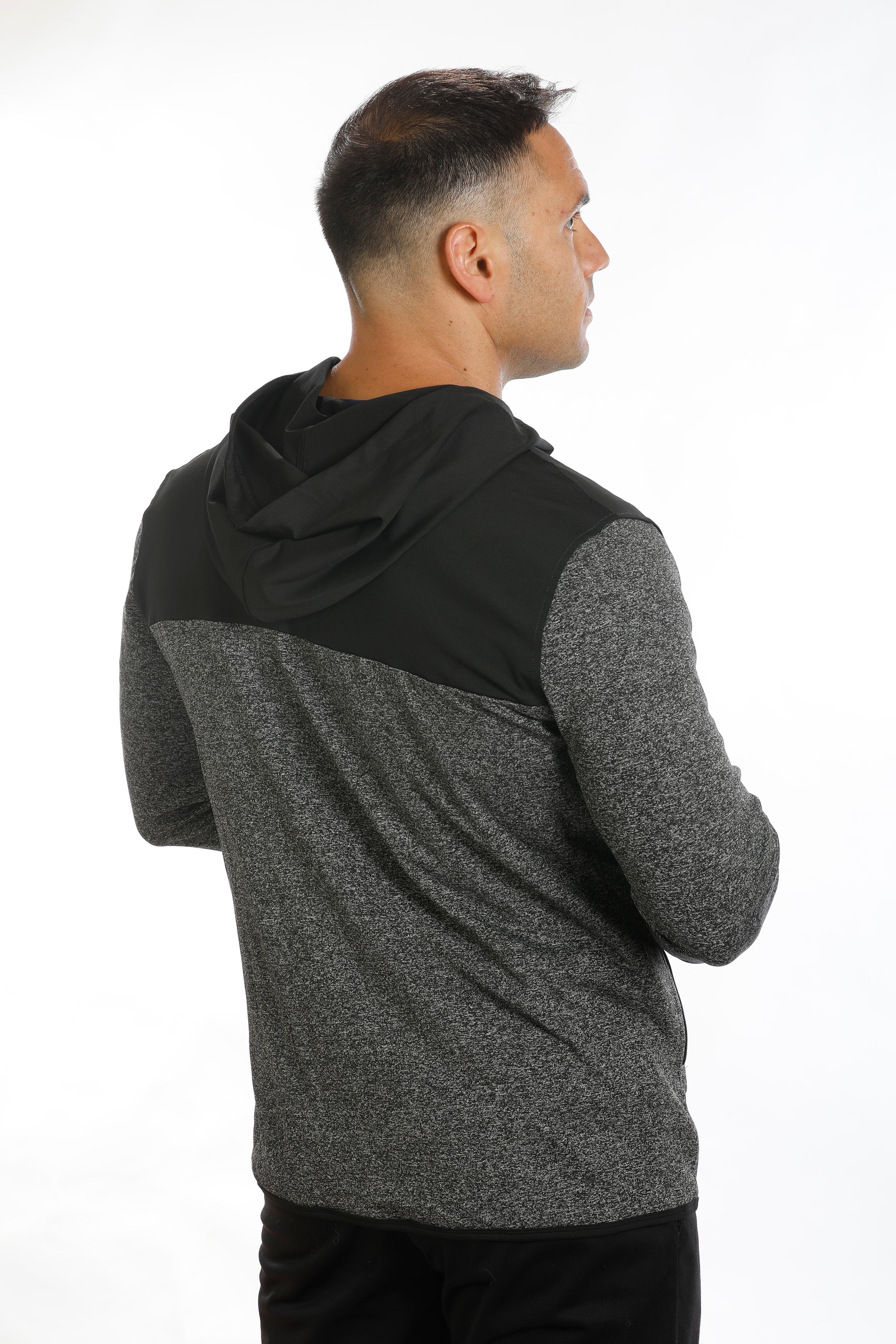 Sudadera HEFEST (gris/negro)