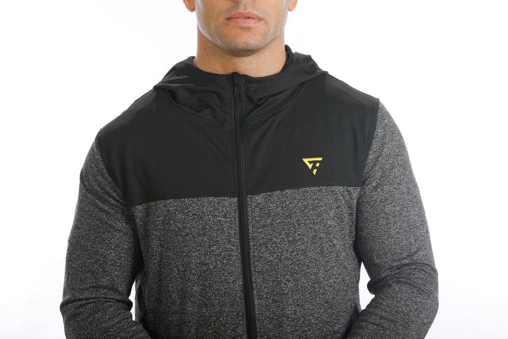 Sudadera HEFEST (gris/negro)