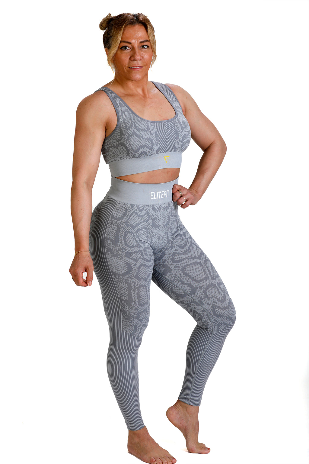 Conjunto LEOPARD (gris-azul)