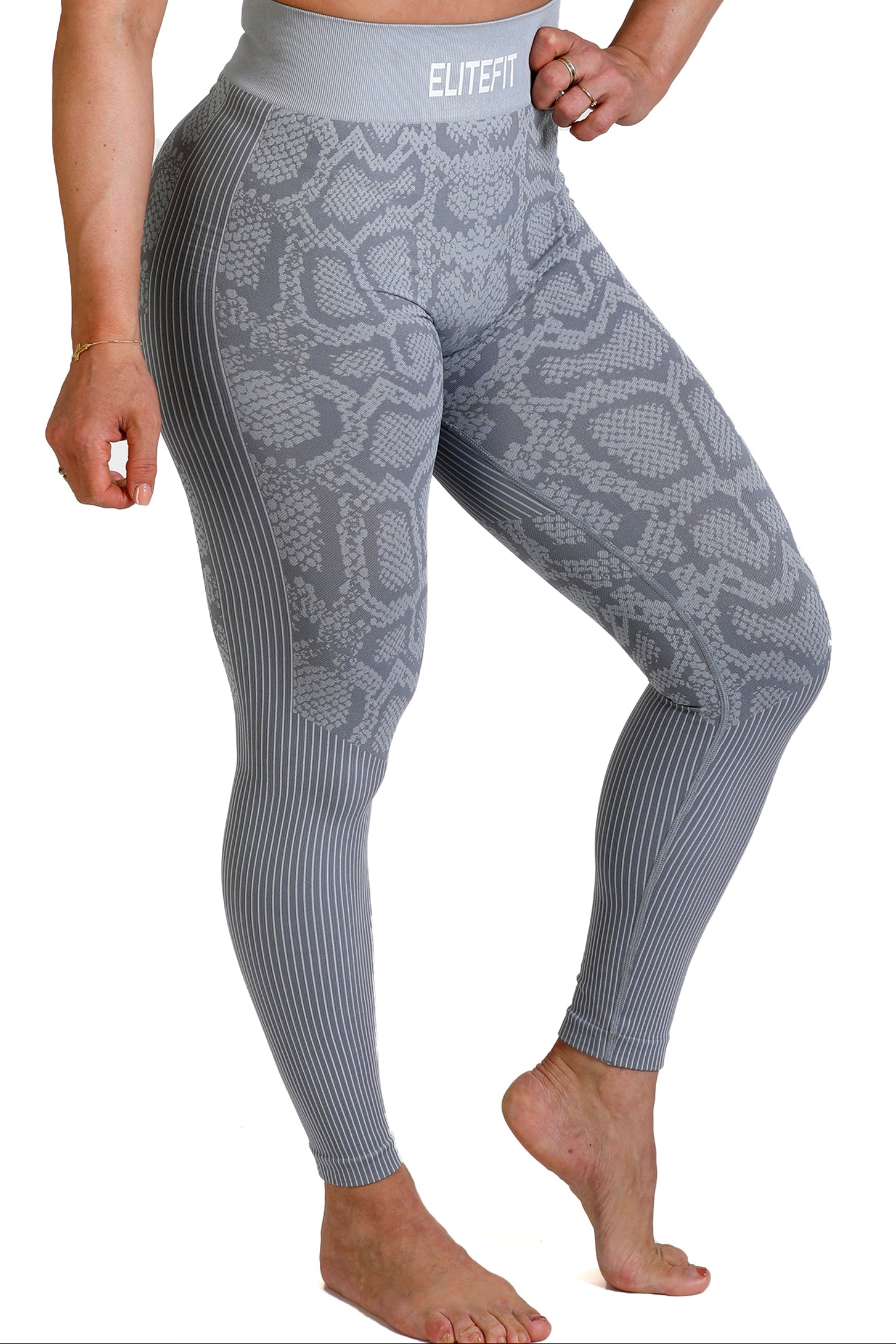 Leggin leopardo (gris)