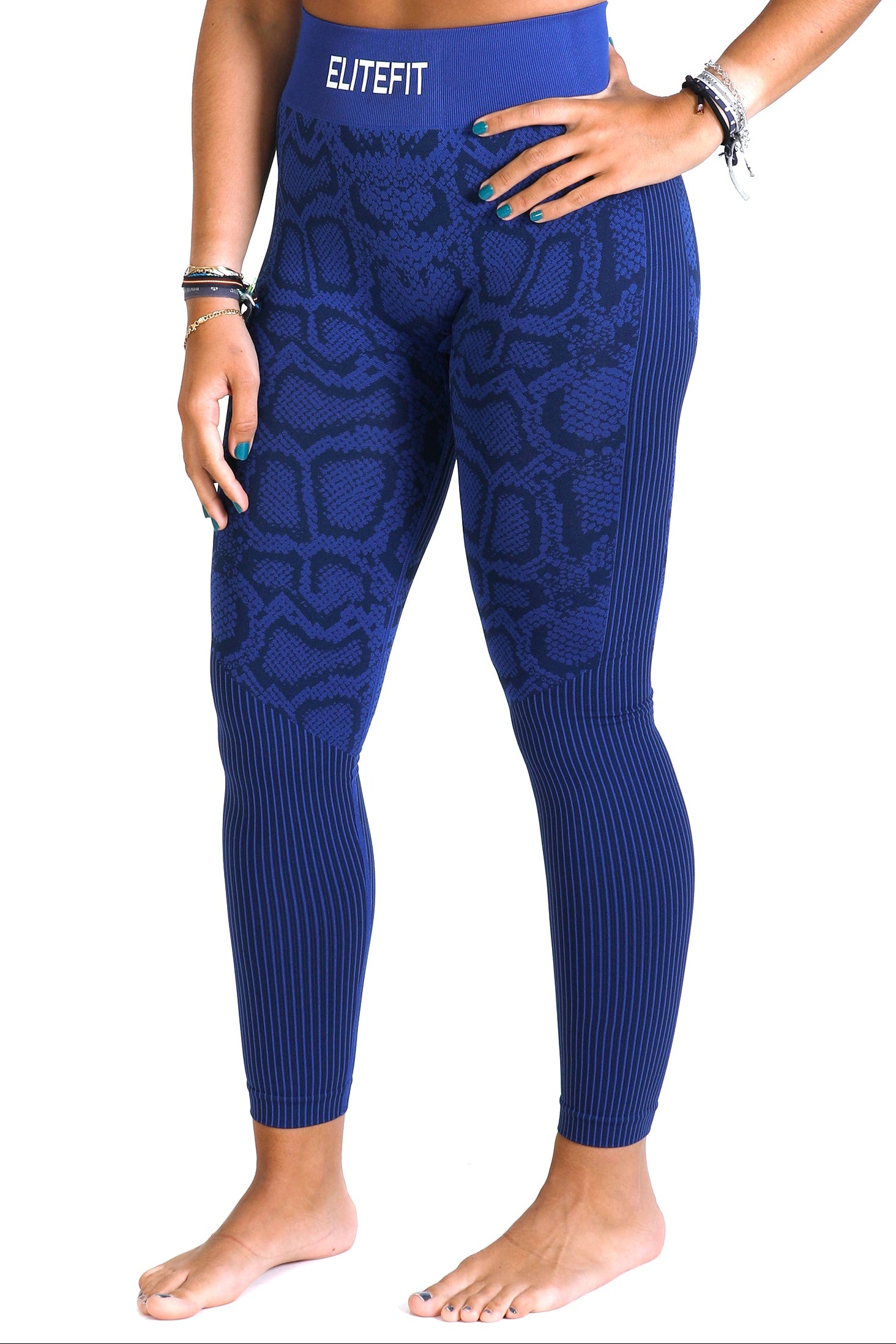 Leggin leopardo (azul)
